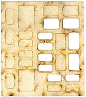 American-Models Proto U28/U30 Window Set HO-Scale Miscellaneous Train Part #349 American-Models Proto U28/U30 Window Set HO-Scale Miscellaneous Train Part #349