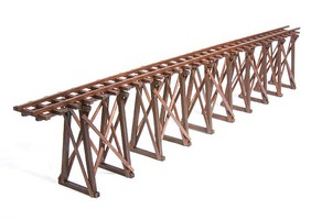 American-Models Mine Trestling Kit O Scale Model Railroad Bridge #452