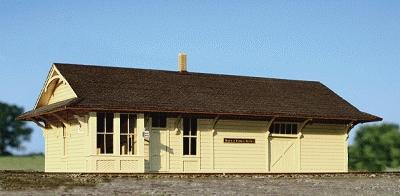 American-Models Northern Pacific Class C Depot O Scale Model Railroad Building #470