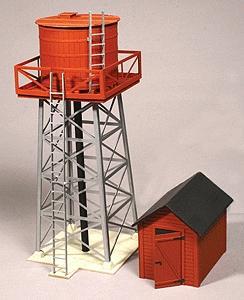 American-Models Water Tank w/Pump House Kit (Laser-Cut Wood) O Scale Model Railraod Building #473