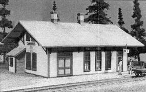 American-Models Denver & Rio Grande Western Cumbres Depot O Scale Model Railraod Building #476 American-Models Denver & Rio Grande Western Cumbres Depot O Scale Model Railraod Building #476