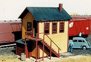 American-Models Yard Office Kit O Scale Model Railroad Building #485