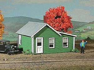 American-Models Company House Kit O Scale Model Railroad Building #493