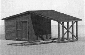 American-Models Gandy Dancer's Shack (Laser-Cut Wood Kit) O Scale Model Railroad Building #495 American-Models Gandy Dancer's Shack (Laser-Cut Wood Kit) O Scale Model Railroad Building #495