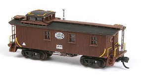 American-Models New York Central 19000 Series Wood Caboose N Scale Model Train Freight Car #554