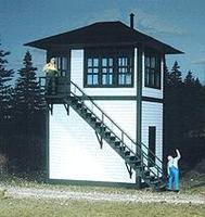 Interlocking Tower Kit N Scale Model Railroad Building #602