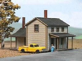 American-Models Two-Story Section House Kit N Scale Model Railroad Building #628 American-Models Two-Story Section House Kit N Scale Model Railroad Building #628