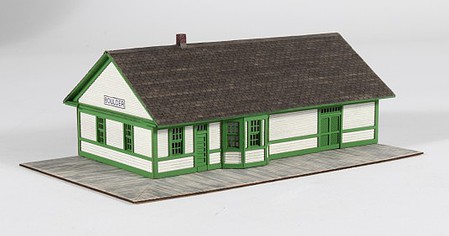 American-Models Great Northern Depot Kit N Scale Model Railroad Building #633