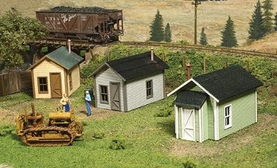 American Model Builders Laser Cut Building Kit Inc S #82 Miner's Cabin 