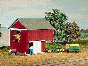 American Models Loft Barn Kit Ho Scale Model Railroad Building 794