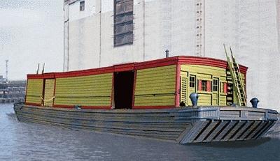 American-Models Harbor Barge #1 - New York Central Kit HO Scale Model Railroad Vehicle #8001