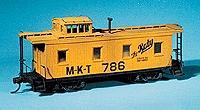 American-Models Caboose - Kit (Laser-cut Wood) - Katy HO Scale Model Train Freight Car #850