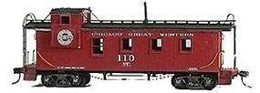 American-Models 33' Caboose Kit Chicago Great Western HO Scale Model Train Freight Car #856 American-Models 33' Caboose Kit Chicago Great Western HO Scale Model Train Freight Car #856