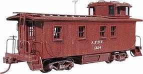 Wood Caboose - Kit Atchison, Topeka & Santa Fe HO Scale Model Train Freight Car #865