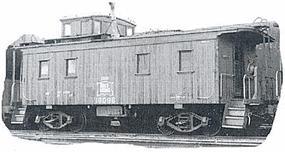 American-Models Wood Caboose Kit Rock Island Standard Version HO Scale Model Train Freight Car #868 American-Models Wood Caboose Kit Rock Island Standard Version HO Scale Model Train Freight Car #868