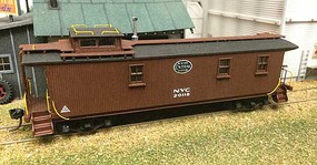 American-Models NYC Lot 732 Long Wood Cupola Caboose HO Scale Model Train Freight Car #887