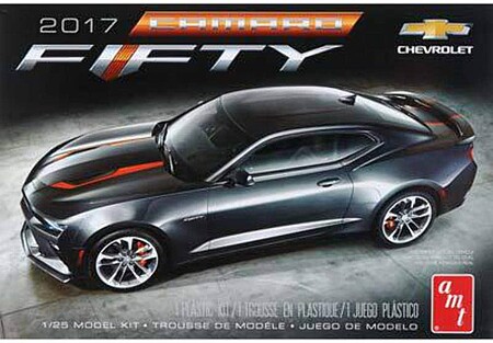 AMT 2017 Chevy Camaro 50th Anniversary Plastic Model Car Kit 1/25 Scale #1035