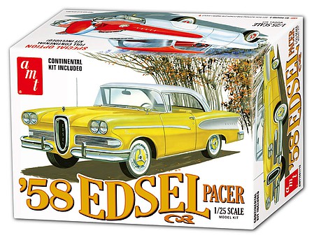 AMT 1958 Edsel Pacer Plastic Model Car Kit 1/25 Scale #1087