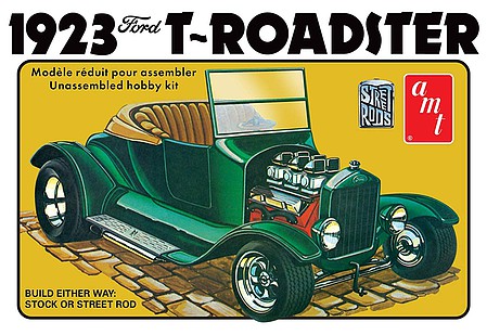 AMT 1923 Ford Model T Roadster Street Rod Series Plastic Model Car Kit 1/25 Scale #1130