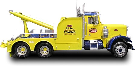 AMT Peterbilt 359 Wrecker Plastic Model Vehicle Kit 1/25 Scale #1133