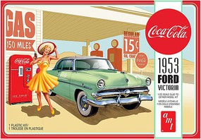 AMT 1953 Ford Victoria Hardtop with Coke Machine 2T Plastic Model Car Kit 1/25 Scale #1146 AMT 1953 Ford Victoria Hardtop with Coke Machine 2T Plastic Model Car Kit 1/25 Scale #1146