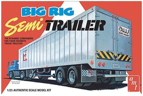 AMT Big Rig Semi Trailer Plastic Model Trailer Kit 1/25 Scale #1164