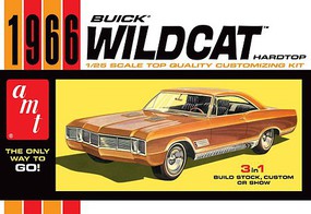 AMT 1966 Buick Wildcat Plastic Model Car Vehicle Kit 1/25 Scale #1175