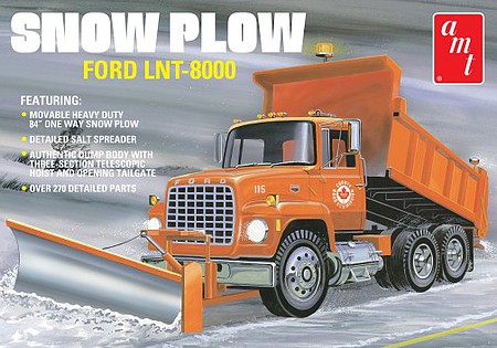 AMT Ford LNT-8000 Snow Plow 1/25 Frame Chassis Axle Rear End Tractor Truck Semi 
