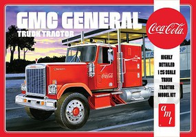 AMT 76 GMC General Semi Tractor Plastic Model Truck Vehicle Kit 1/25 Scale #1179