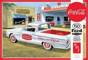 AMT '60 Ford Ranchero with Coke Chest Plastic Model Car Vehicle Kit 1/25 Scale #1189