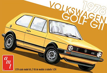 AMT 78 Volkswagen Golf 11 Plastic Model Car Vehicle Kit 1/24 Scale #1213
