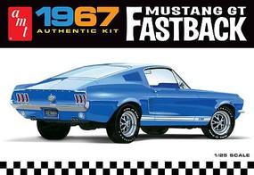 AMT 1967 Ford Mustang GT Fastback Plastic Model Car Vehicle Kit 1/25 Scale #1241