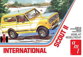 AMT 1977 International Harvester Scout II Plastic Model Truck Vehicle Kit 1/25 Scale #1248
