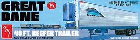AMT Great Dane 40' Reefer Trailer C Plastic Model Truck Vehicle Kit 1/25 Scale #1249