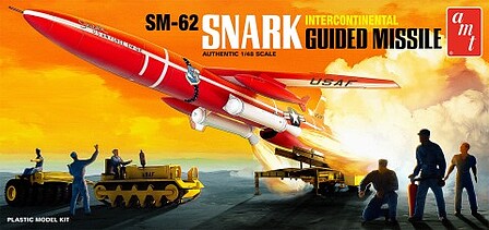 AMT Snark Missile Plastic Model Missile 1-48 Scale #1250