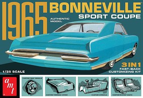 AMT 1965 Pontiac Bonneville Plastic Model Car Vehicle Kit 1/25 Scale #1260
