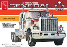 AMT 1976 GMC General Semi Tractor 1 Plastic Model Truck Vehicle Kit 1/25 Scale #1272