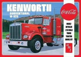 AMT Kenworth 925 Tractor Coca-Cola Plastic Model Truck Vehicle 1/25 Scale #1286