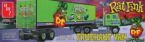 AMT Rat Fink Fruehauf Beaded Trailer Hauler Plastic Model Truck Vehicle Kit 1/25 Scale #1292