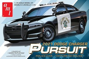 AMT 2021 Dodge Charger Police Pursuit Plastic Model Car Truck Vehicle Kit 1/25 Scale #1324