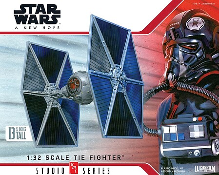 AMT Star Wars A New Hope- Tie Fighter Plastic Model Science Fiction Kit 1/32 Scale #1341