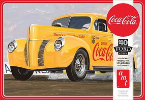 Coca-Cola 1940 Ford Coupe Plastic Model Car Vehicle Kit 1/25 Scale #1346
