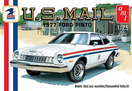AMT 77 Ford Pinto USPS Plastic Model Car Vehicle Kit 1/25 Scale #1350