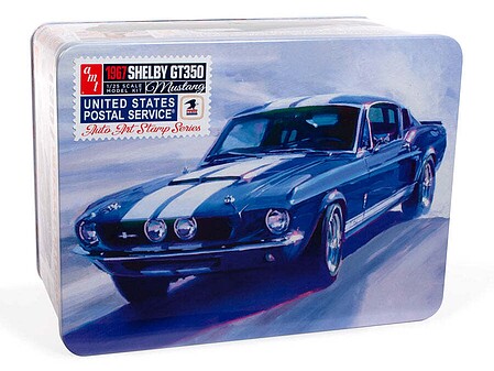 AMT 67 Shelby GT350 USPS Stamp Series Plastic Model Car Vehicle Kit 1/25 Scale #1356