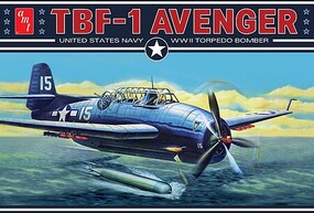 AMT U.S. TBF-1 Avenger Bomber Plastic Model Airplane Kit 1/48 Scale #1377
