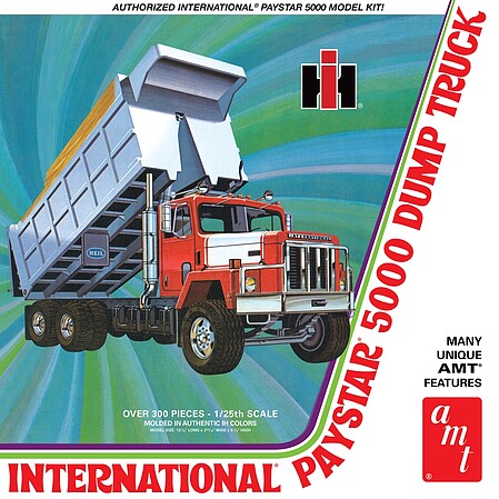 AMT 1/25 International Harvester Paystar 5000 Dump Truck Plastic Model Truck 1/25 Scale #1381