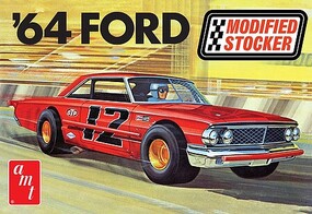 AMT 1964 Ford Galaxie Modified Stocker Race Car Plastic Model Car Kit 1/25 Scale