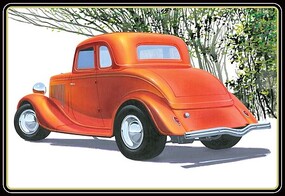 AMT 1934 Ford 5-Window Coupe Street Rod Plastic Model Car Vehicle Kit 1/25 Scale #1384