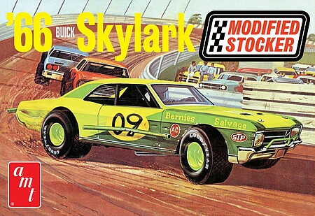 AMT 1966 Buick Skylark Modified Stocker Race Car Plastic Model Car Vehicle Kit 1/25 Scale #1398