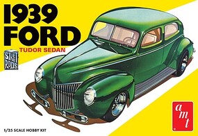 AMT 1939 Ford Tudor Sedan Street Rod Plastic Model Car Vehicle Kit 1/25 Scale #1434